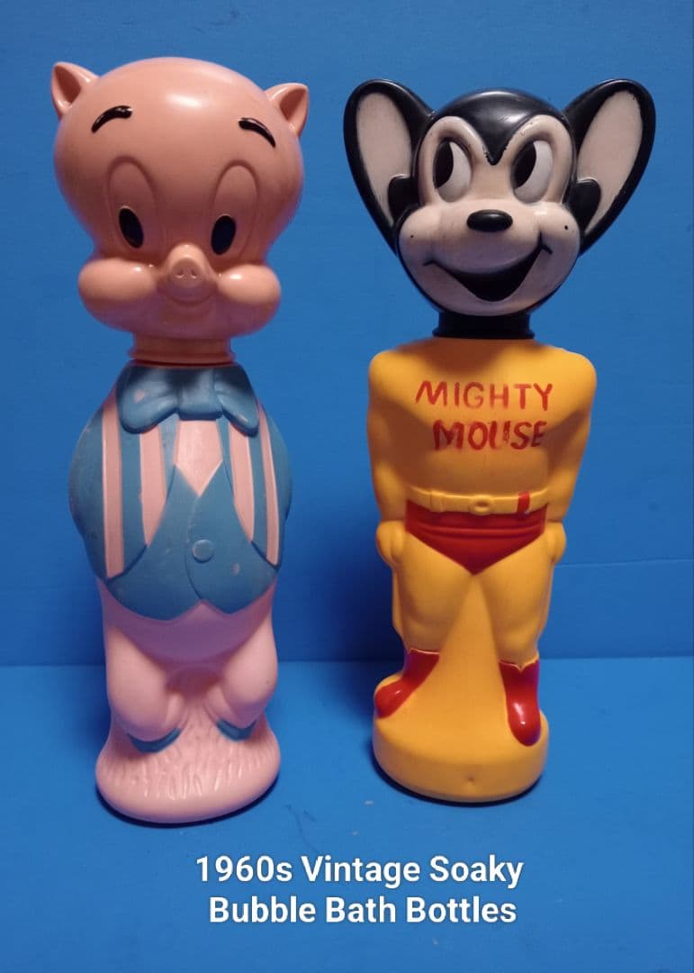 1960s米国ビンテージsoaky ソーキー ソープボトル×2 マイティマウス他