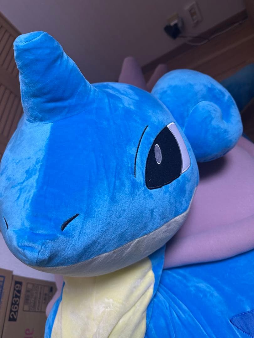 ⑧ 【レア】ポケットモンスター　絶対乗りたいラプラス　特大　ぬいぐるみ