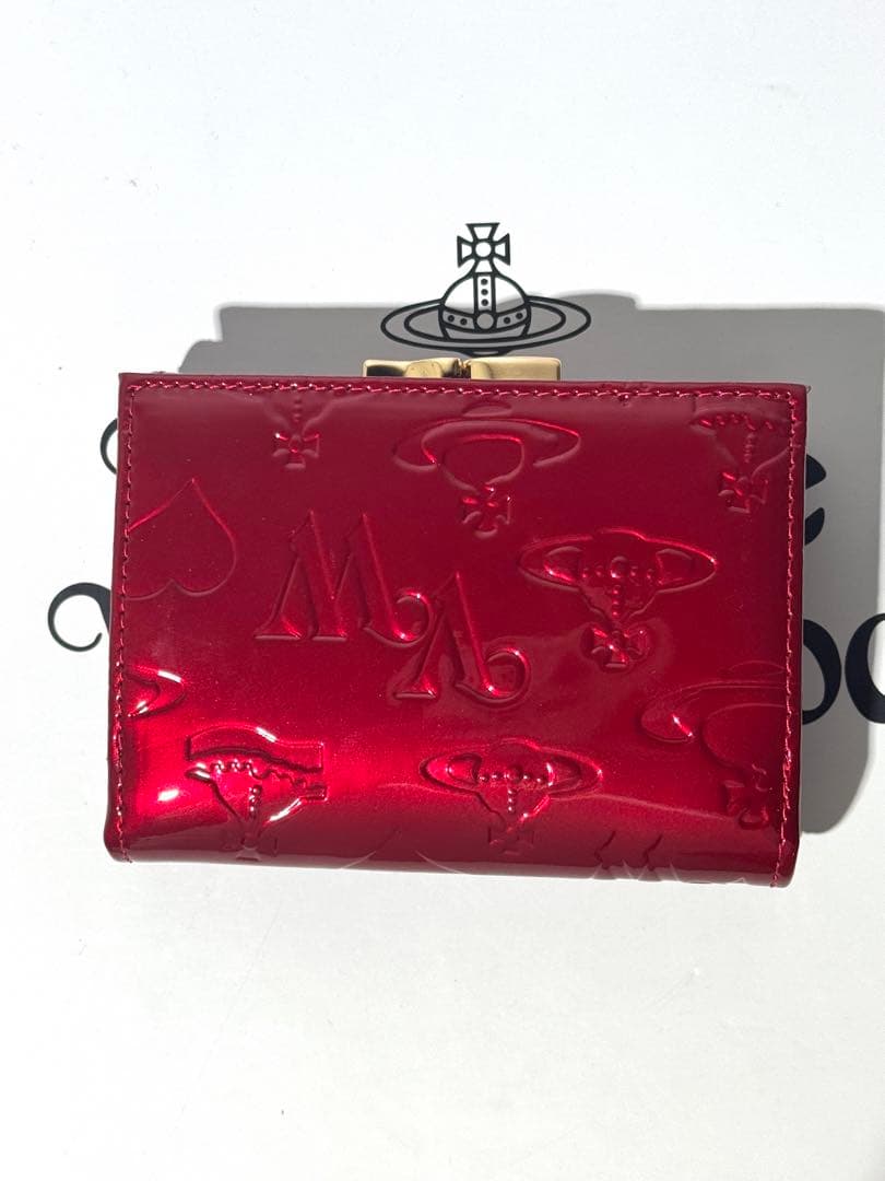 Vivienne Westwoodヴィヴィアン・三つ折財布 レッド