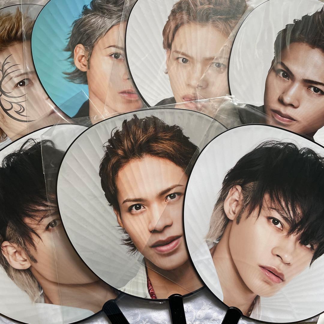 美品 KAT-TUN 上田竜也 うちわ 7本 コンサート 公式 グッズ 歴代