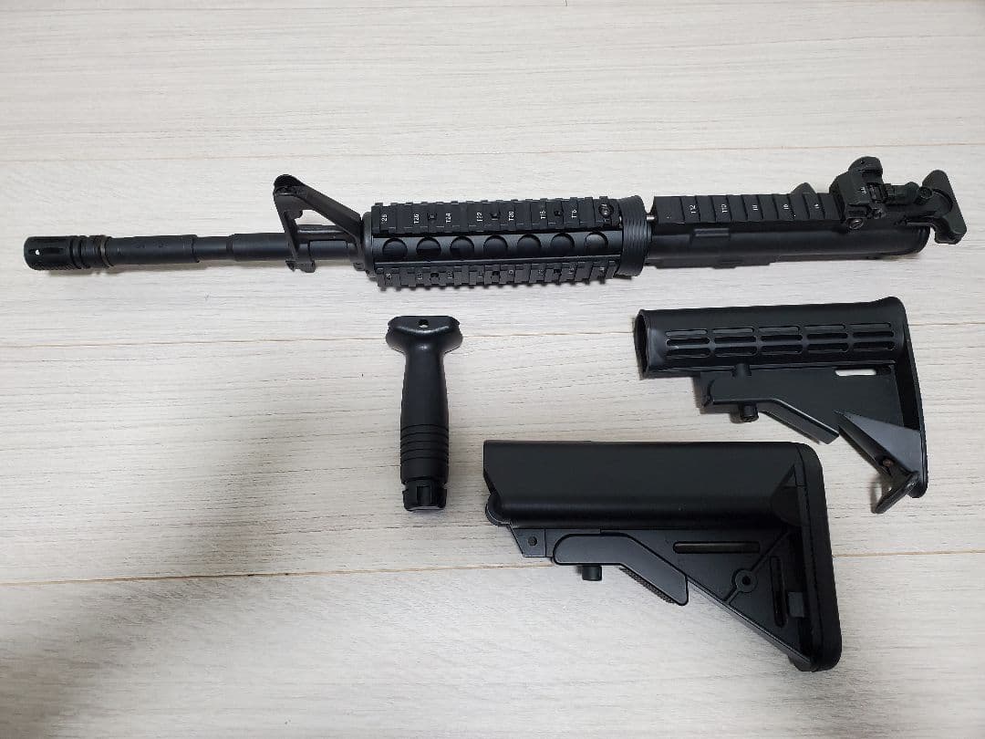 専用マルイ ガスブロ MWS アッパーレシーバー ストック フォアグリップ