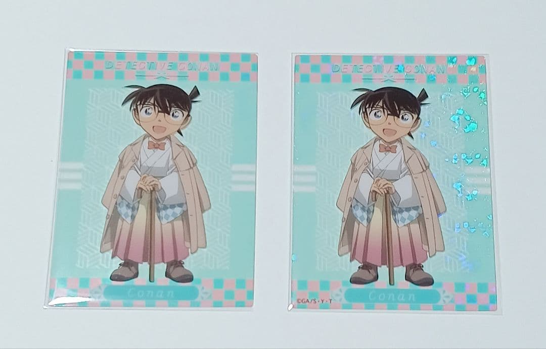 江戸川コナン 着物 アクリルキーホルダー＋カード10点セット