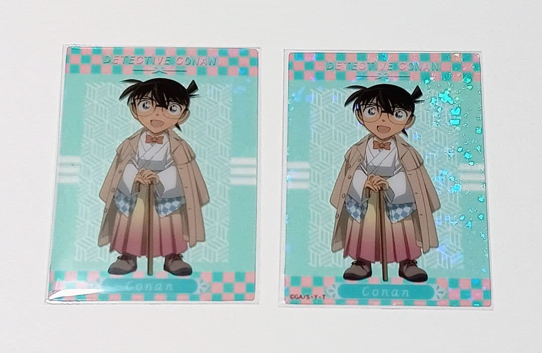 江戸川コナン 着物 アクリルキーホルダー＋カード10点セット