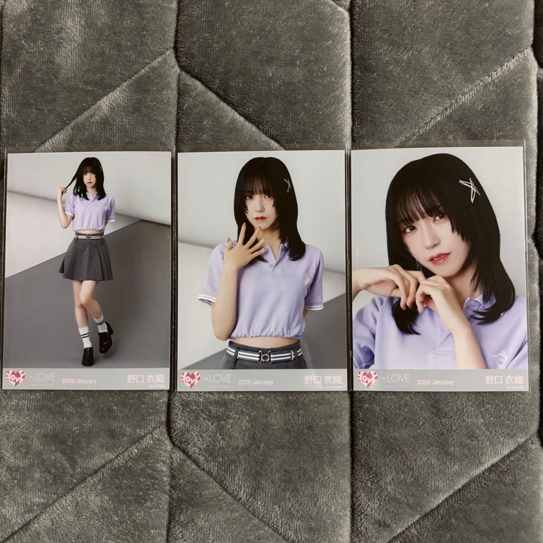 LOVE イコラブ 野口衣織 個別ポロシャツ生写真 コンプ - メルカリ