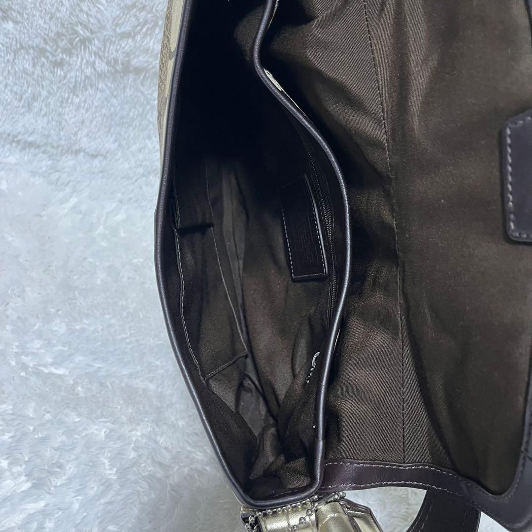 【希少】COACH ソーホー ワンショルダーバッグ パッチワーク ゴールドカラー