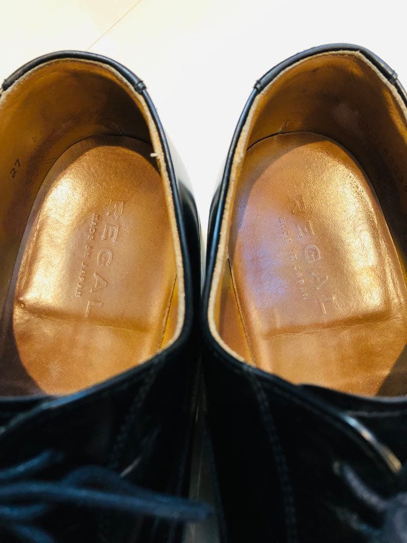 ★美品★定価30,000円！リーガル REGAL ストレートチップ 27EE