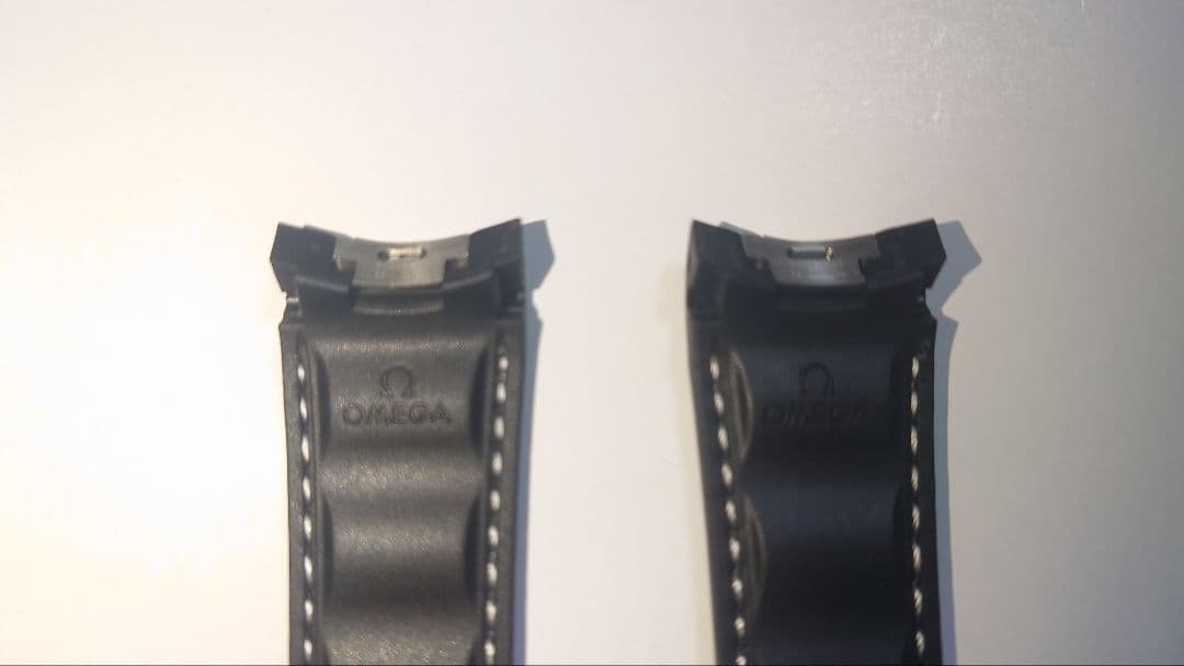 未使用品❗️OMEGA 交換用ブラック ラバーベルト 調整可能