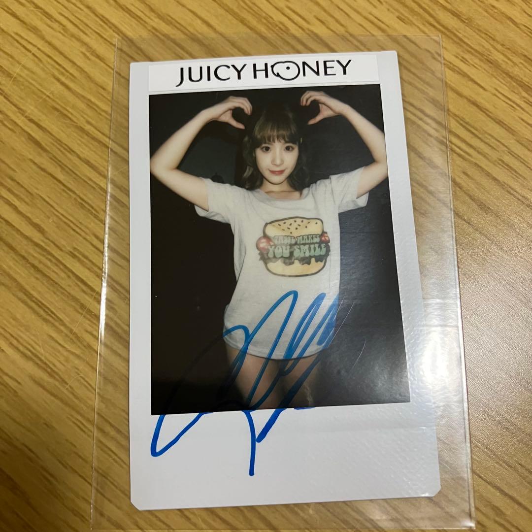 サ*ー様 桃乃木かな 直筆サイン入りチェキ ジューシーハニーカード