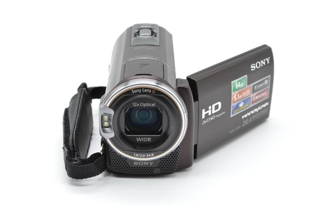 SONY ソニー ビデオカメラ HDR-CX590V ボルドーブラウン