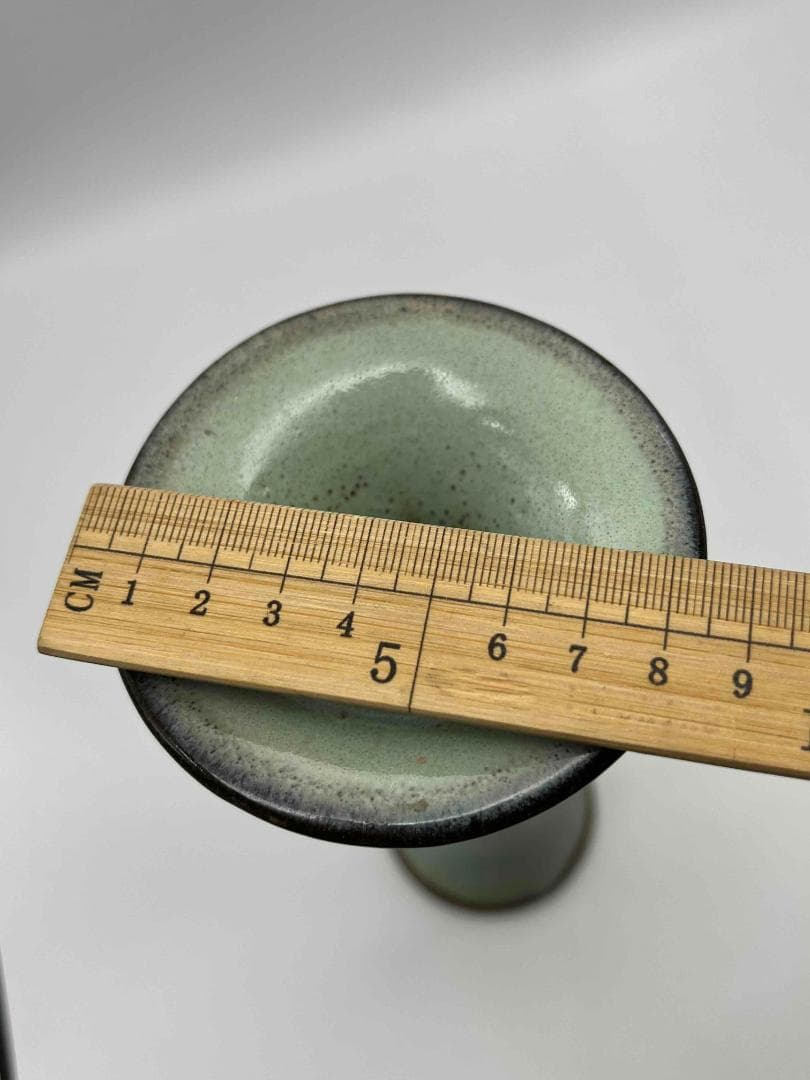 金から元時代 鈞窯 月白釉観音浄瓶 旧家蔵出し 窯変