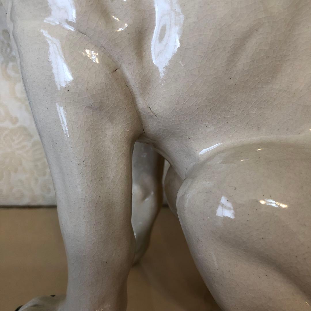 ビクター犬　ニッパーくん　大型31.5センチ　ビクター　犬　レア　爪付き　陶器