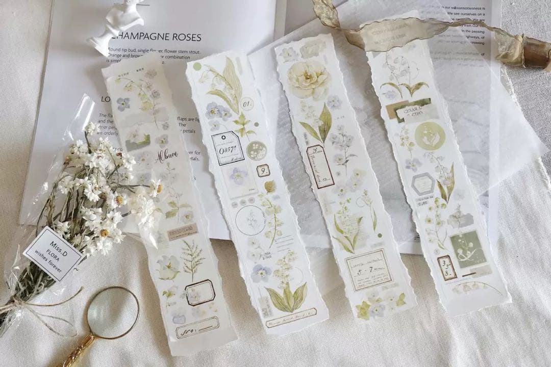 ⭐️SALE⭐️ 雀斑茶《铃兰奶绿》海外マスキングテープ　マステ 【1638】