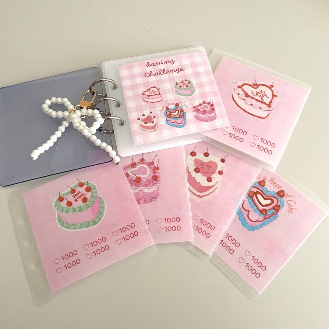 ましかくバインダー 貯金リフィル 6 枚 封筒貯金 貯金チャレンジ