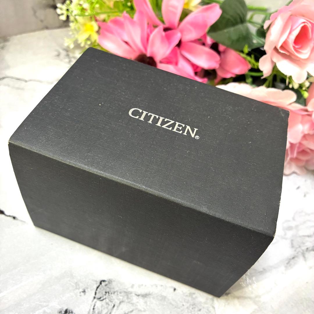 【美品】シチズン 腕時計 Bluetooth ソーラー W410 ネイビー