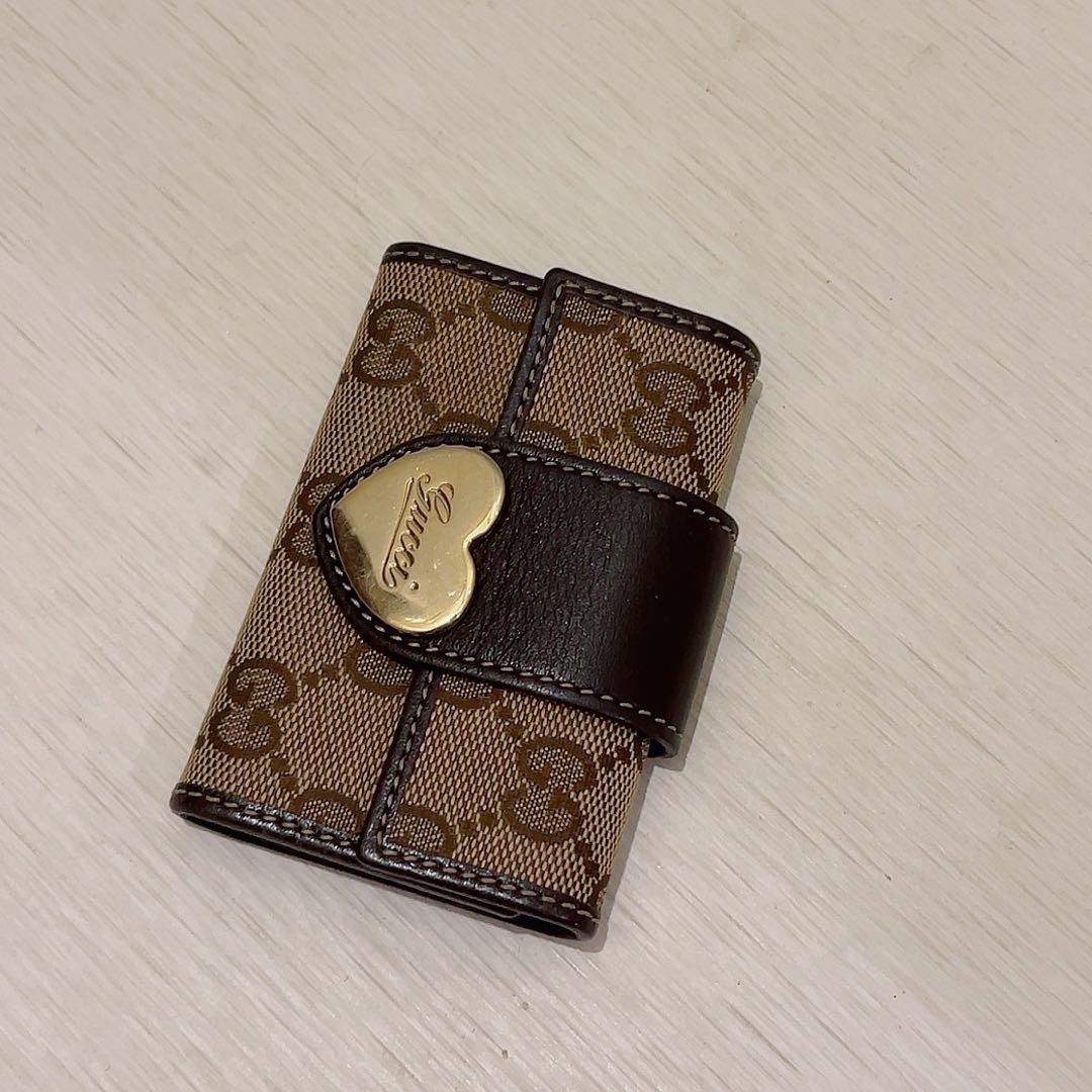 Gucci ブラウンレザーキーケース