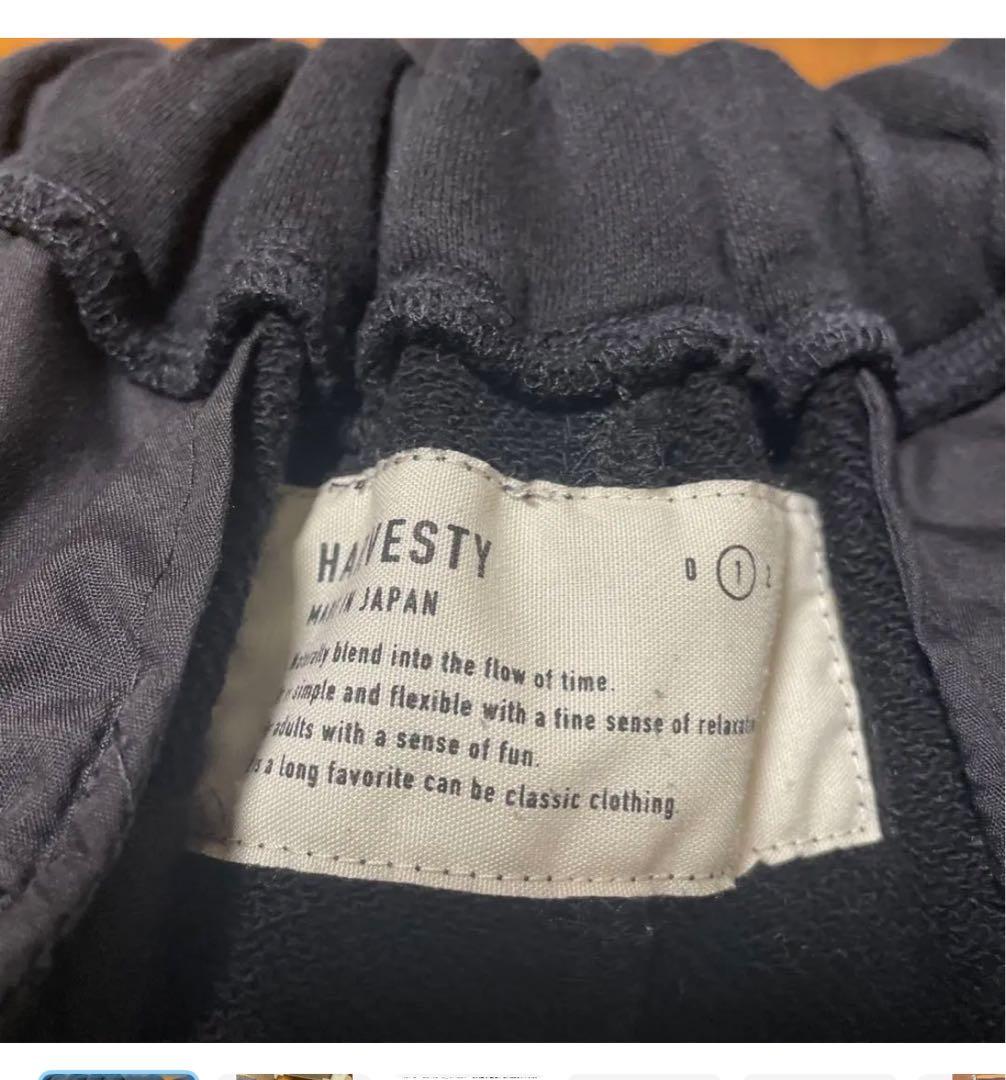 HARVESTY サーカスパンツ　黒　サイズ1