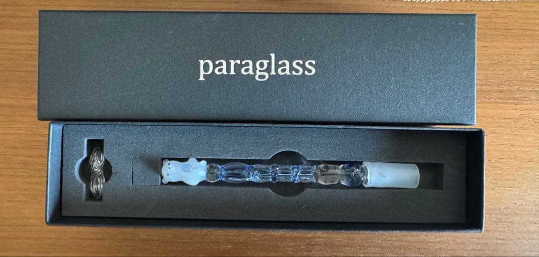 paraglass ガラスペン シロクマ 筆記具 文房具 事務用品