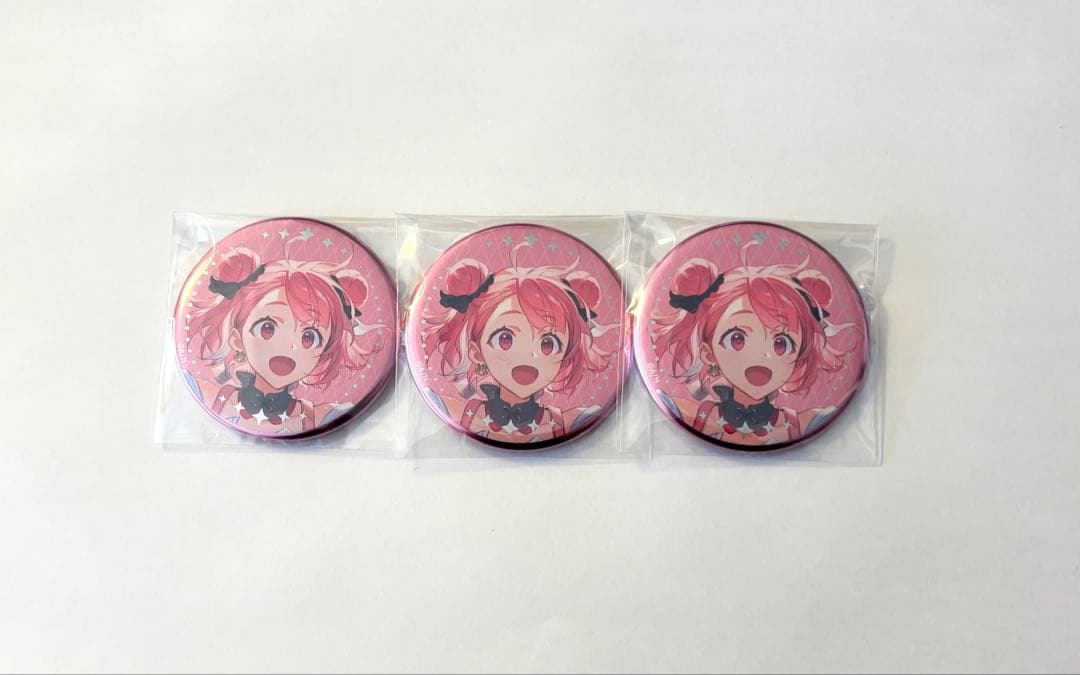 笹木咲 にじさんじWORLDTOUR2025 缶バッジ 3個まとめ売り - メルカリ