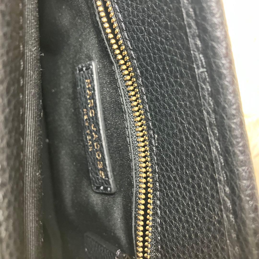【新品同様】 MARC JACOBS ハンド 2way レザーブラック