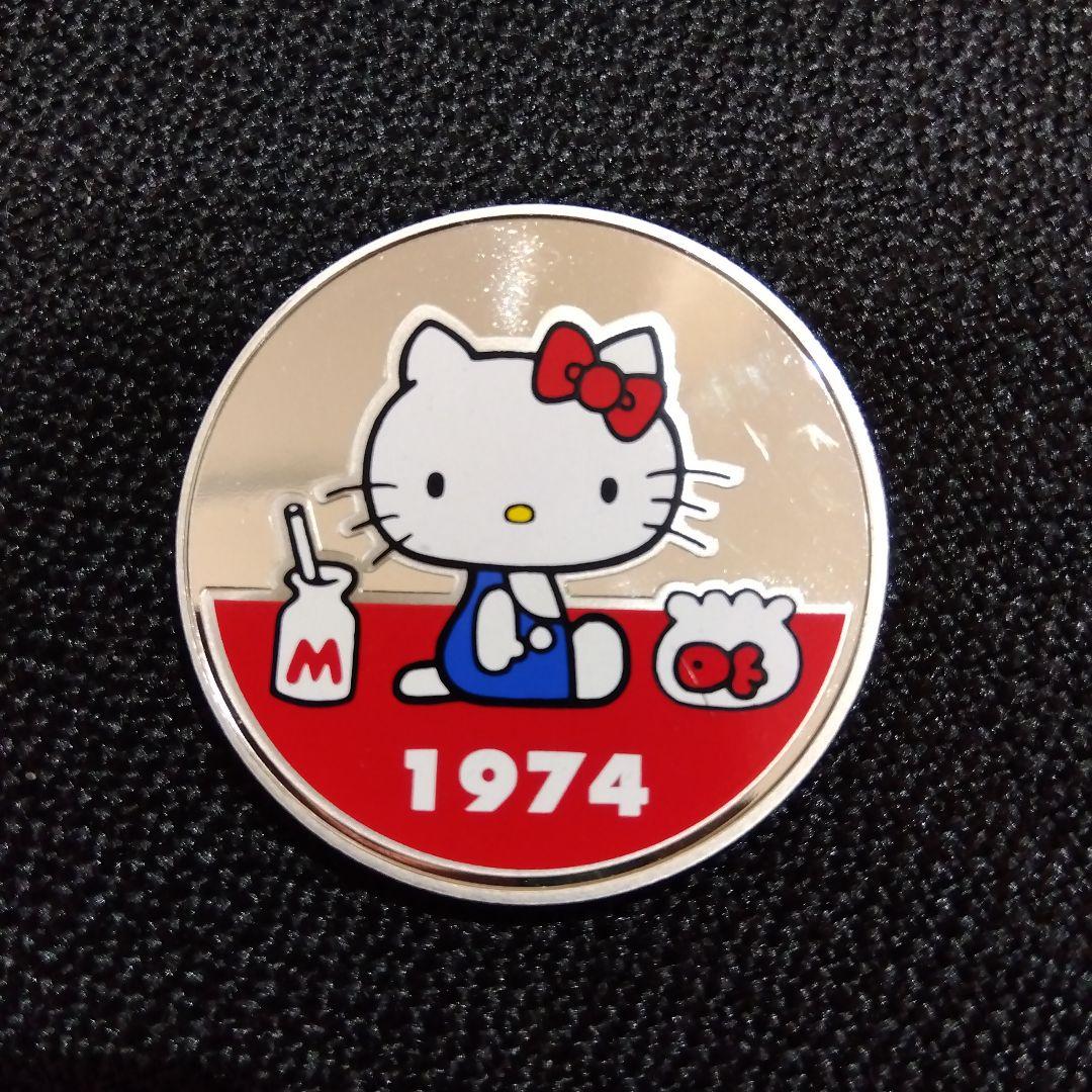 ハローキティ銀 メダル コイン SV925 キティちゃん誕生30周年記念