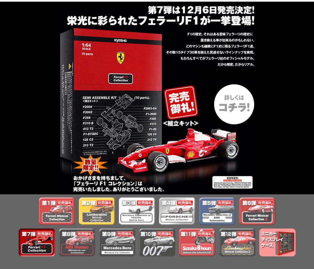 フェラーリF1コレクション京商ミニカーコレクション1/64サークルKサンクス