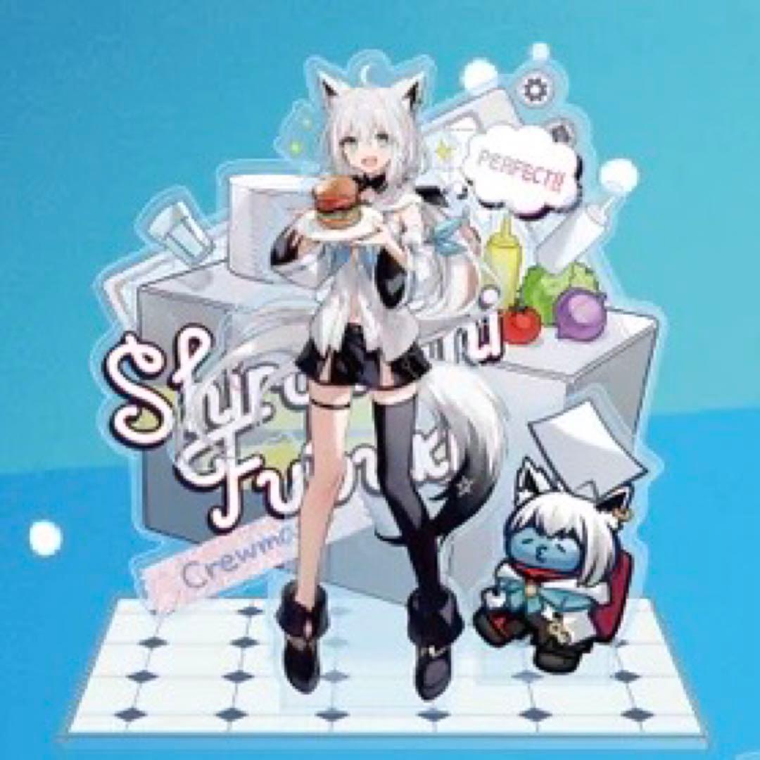 白上フブキ　アクリルジオラマスタンド　ホロライブ　Among Us