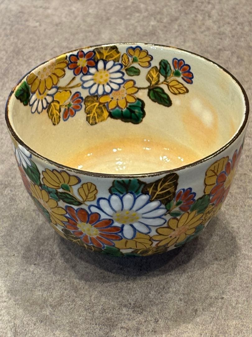 茶道具 菊茶碗 乾山写 伊坂清香 茶碗 共箱 - メルカリ