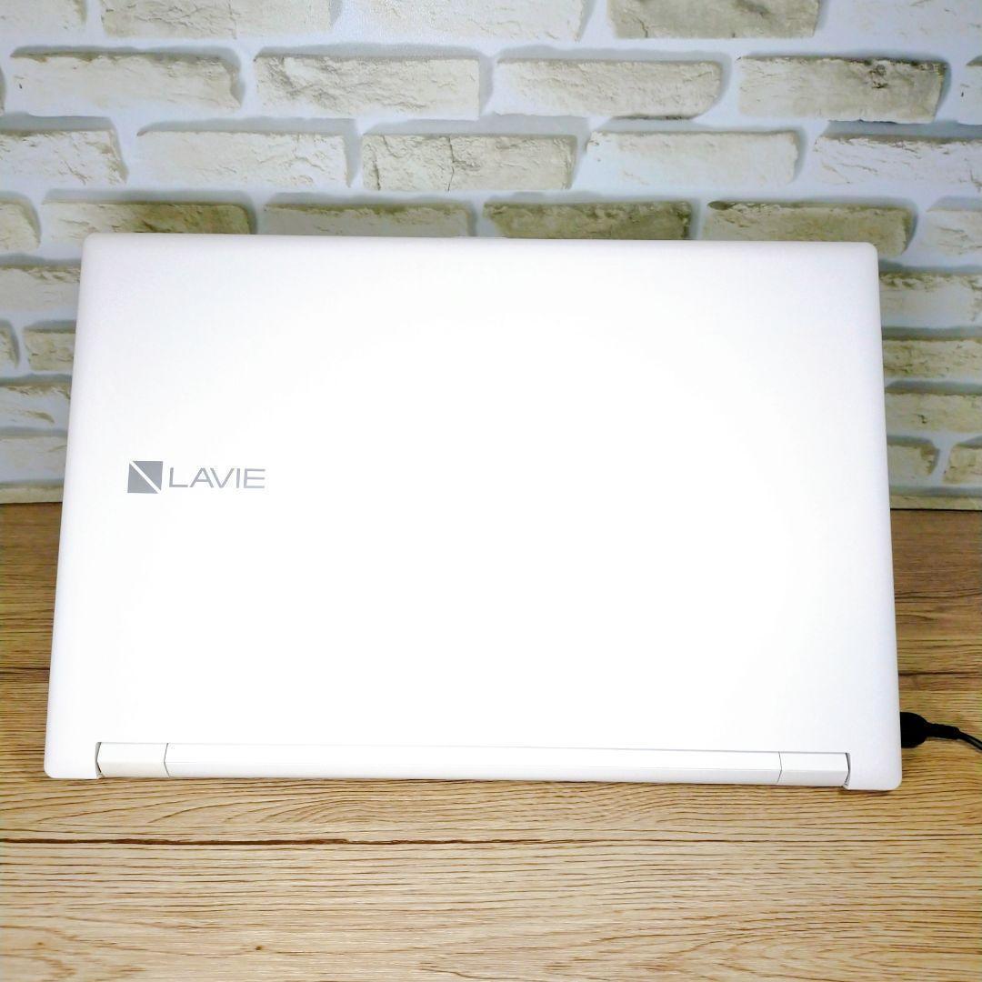 極上美品で可愛い白色❤️薄型NECノートパソコン！Windows11♪カメラ