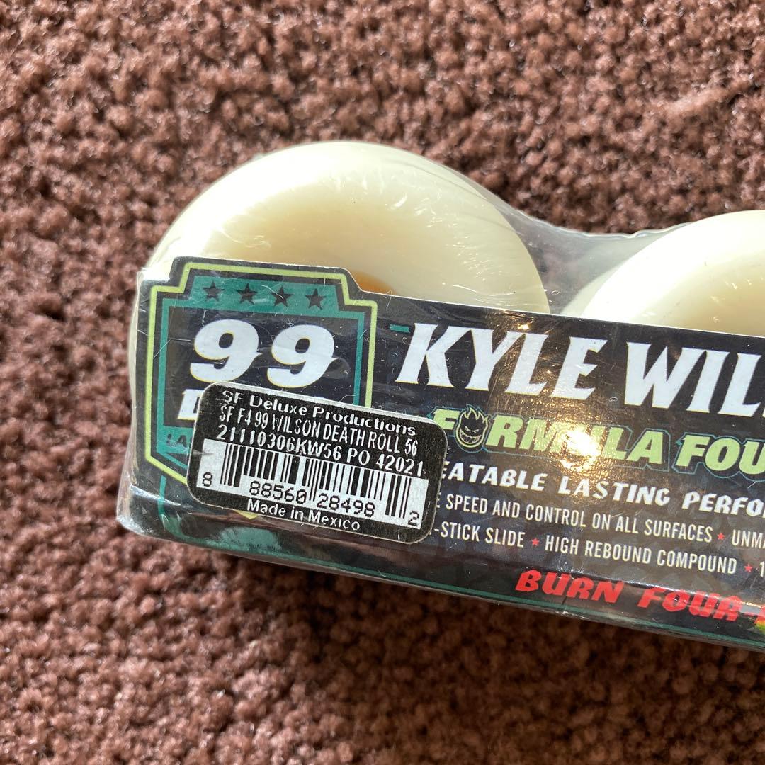 Spitfire Wheels Kyle Wilsonコニカルフル56mm99a