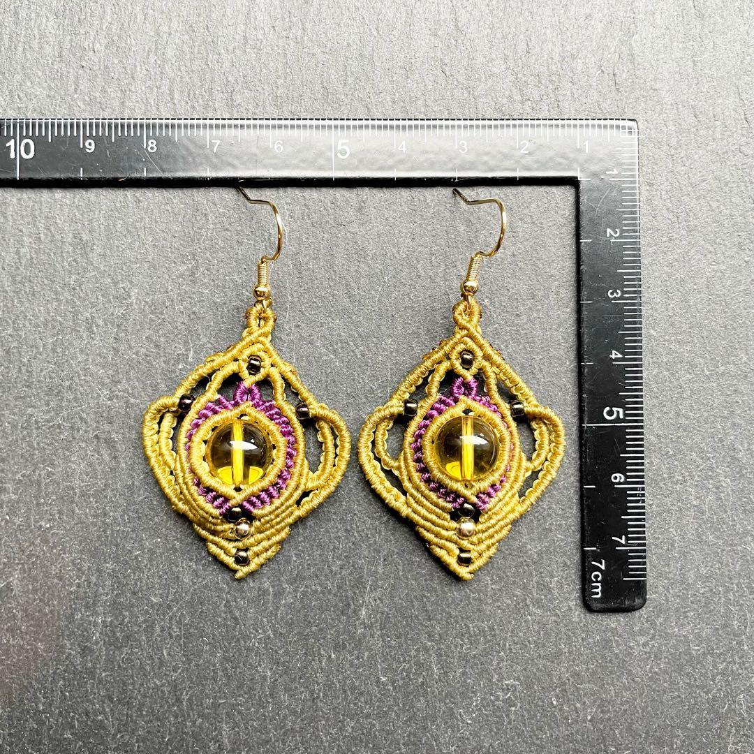 301 「butterfly」 マクラメチョーカー ターコイズ アクセサリー