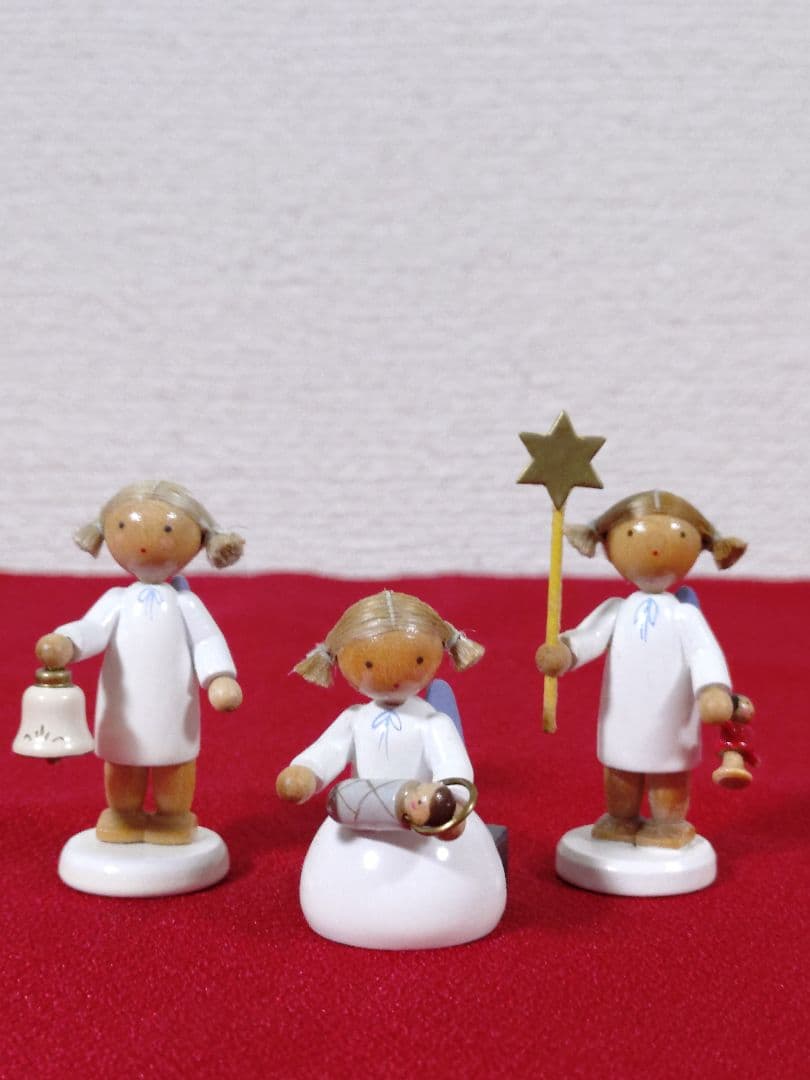 ドイツ　フラーデ工房　天使３体 ドイツ フラーデ工房 天使3体 ドイツ フラーデ工房 天使3体