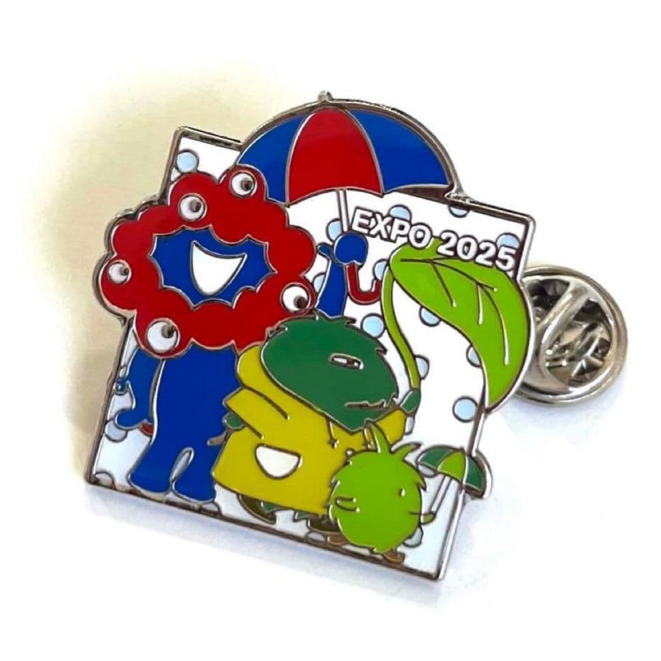 大阪 関西万博 ミャクミャク&モリゾー・キッコロ ピンバッジ 3種セット