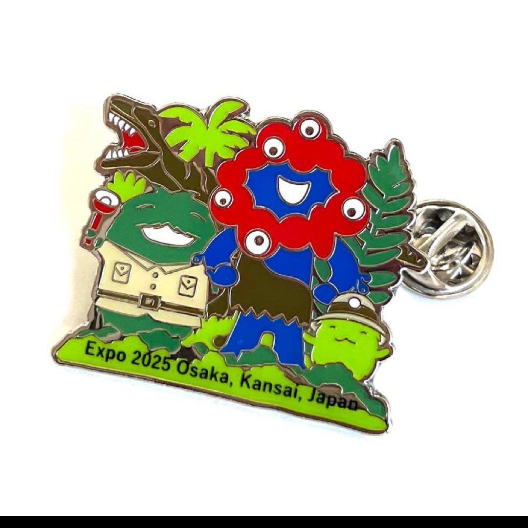大阪 関西万博 ミャクミャク&モリゾー・キッコロ ピンバッジ 3種セット