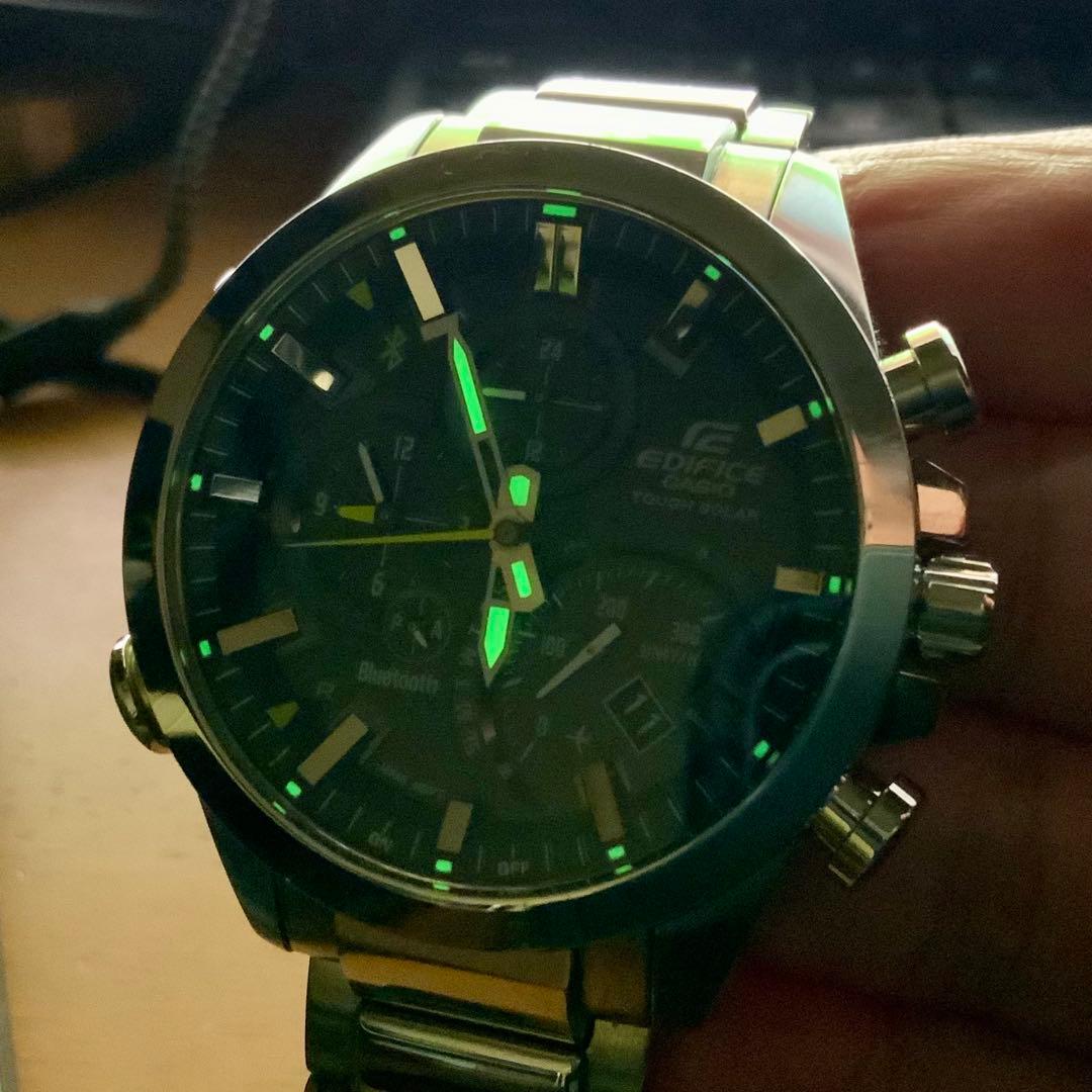 EDIFICE EQB-500 クロノグラフ腕時計