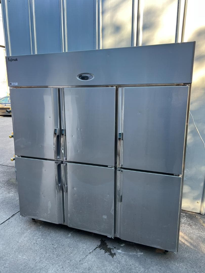 1028◆格安配送地域あり◆業務用フジマック◆6ドア冷蔵庫◆2015年製