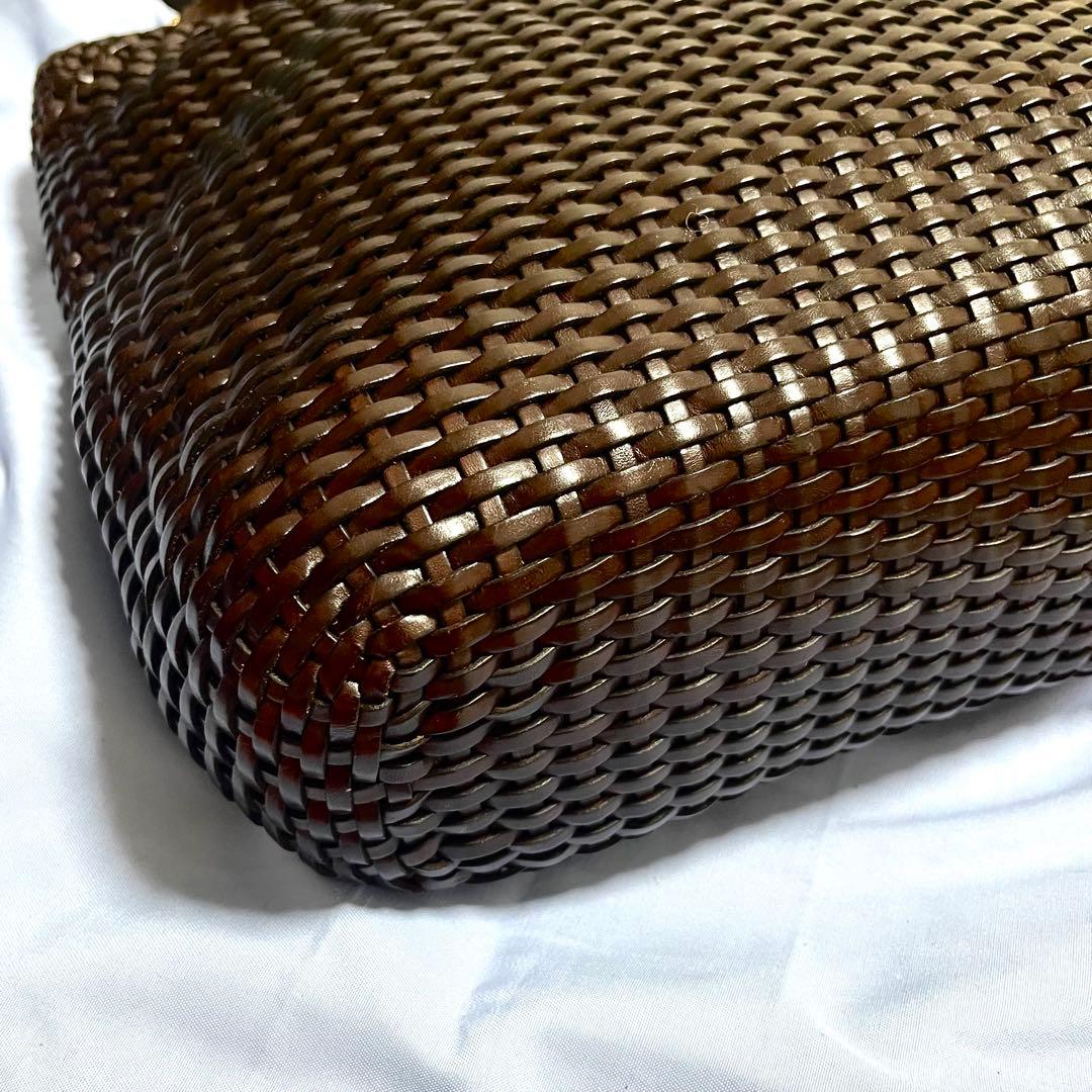 GUCCI グッチ バンブー 2WAYショルダーバッグ こげ茶 オールド