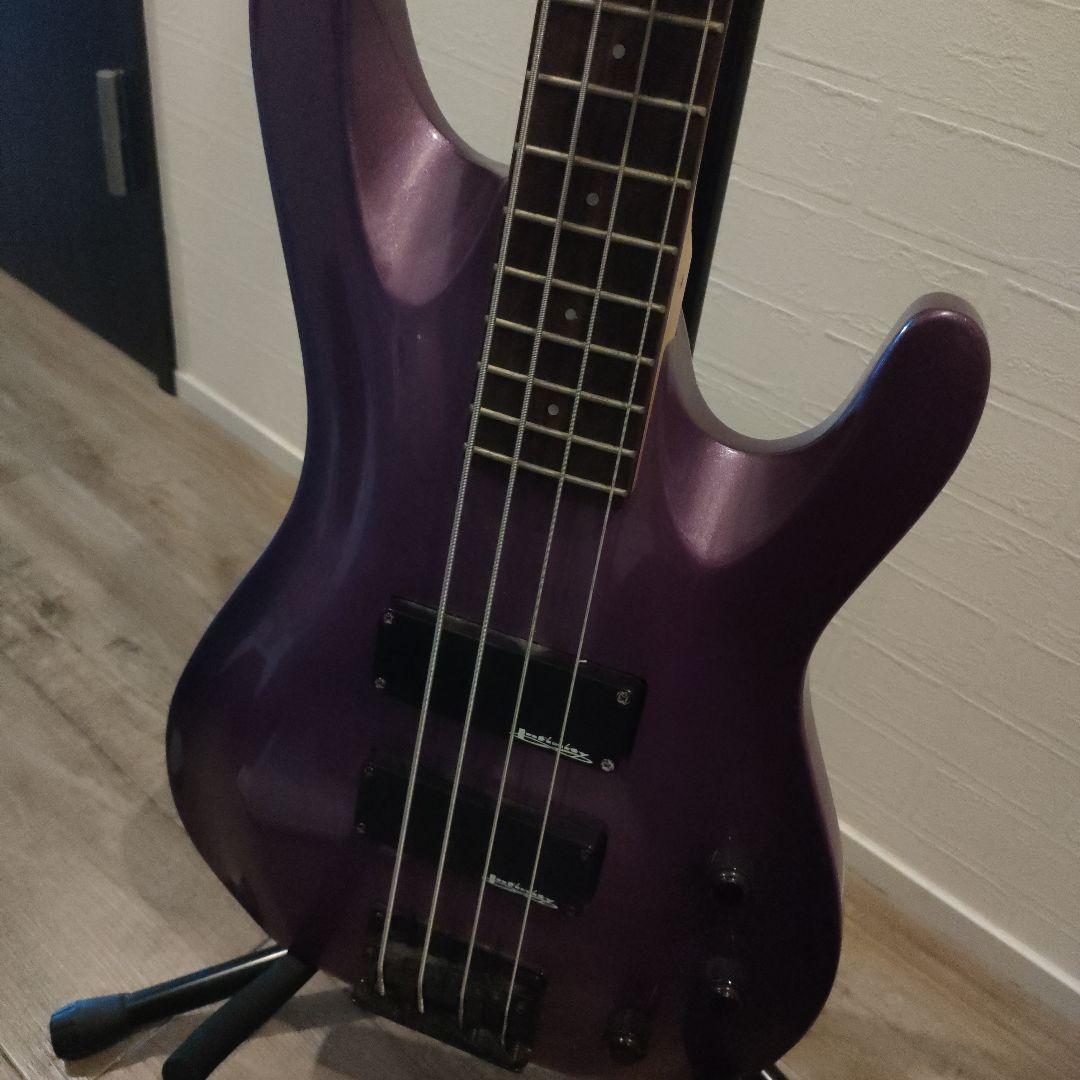 美品　ARIA PROⅡ　エレキベース紫パープルメタリック　ソフトケース付 美品 ARIA PROⅡ エレキベース紫パープルメタリック ソフトケース付 美