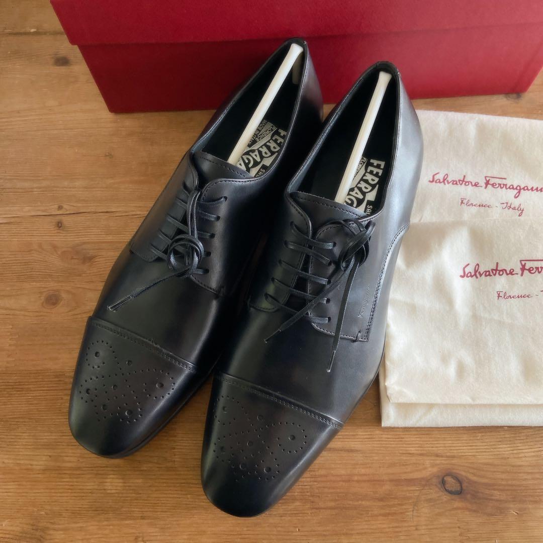 フェラガモ ☆メンズ 革靴 カーフレザー☆イタリア輸入商品