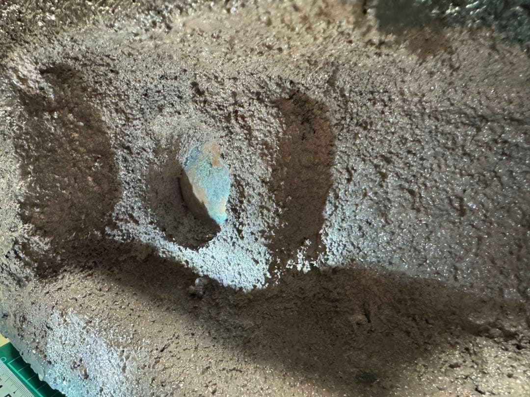 爬虫類用 岩型ウェットシェルター 二部屋構造｜湿度ゾーン付き 大型