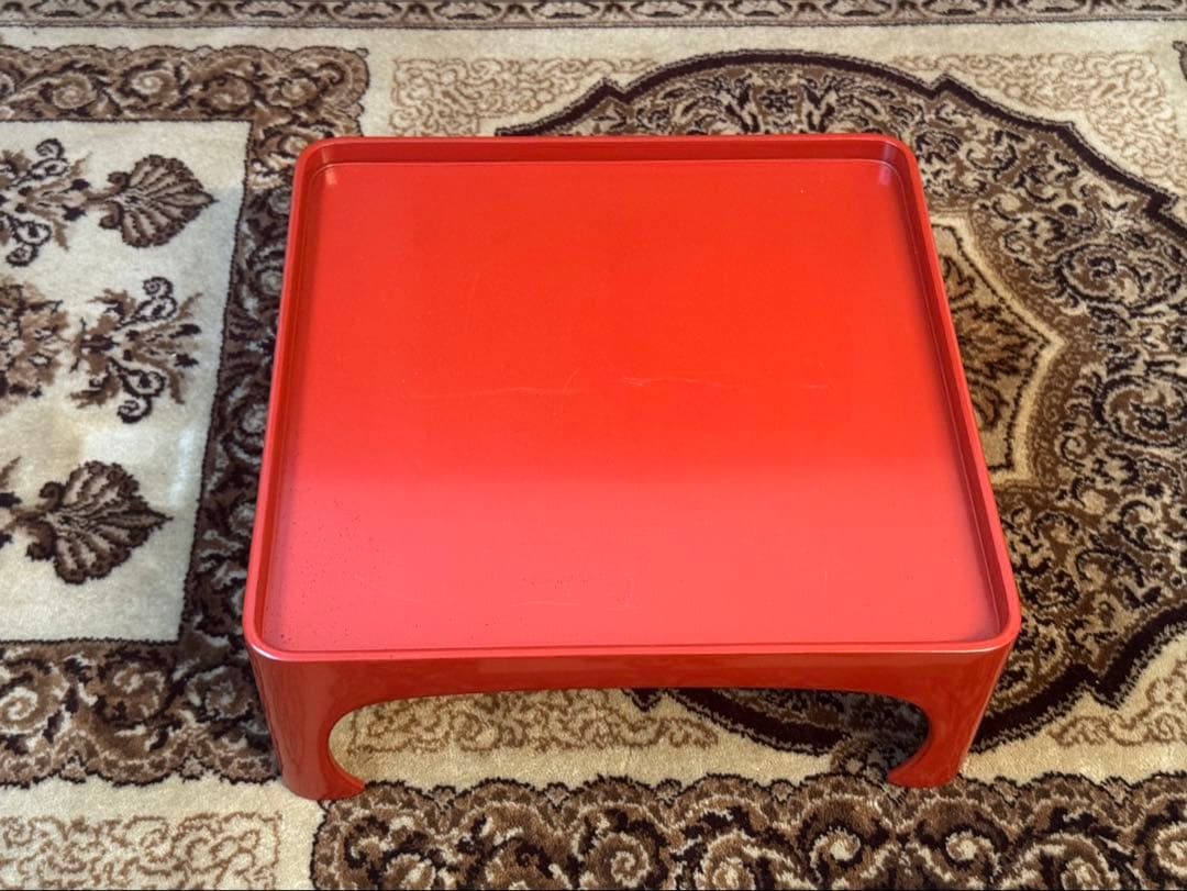 輪島塗 堅地 朱塗 懐石御膳一式 共箱