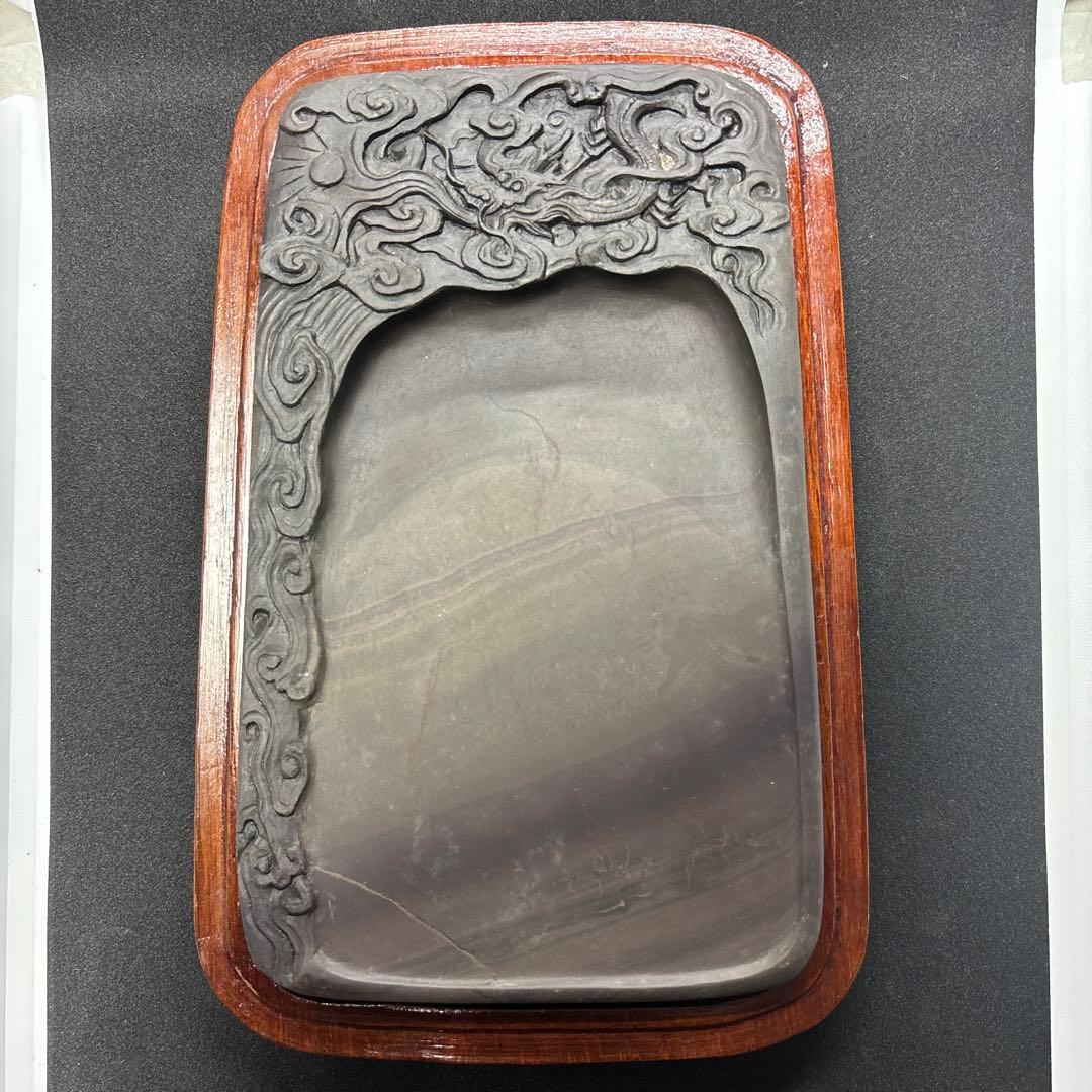 遊龍戯珠】 龍 竜 古獣 美品 高級印材 篆刻 印石 ラオス印石 水凍