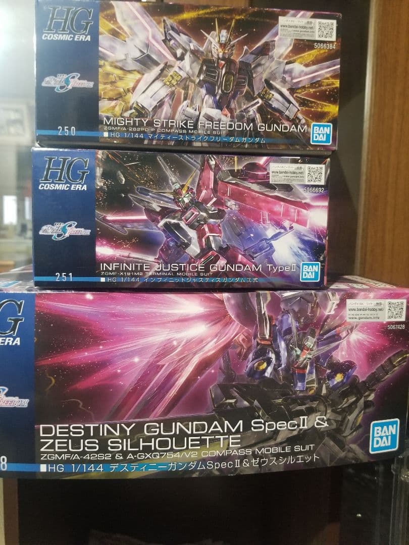 ガンプラ HG SEED FREEDOMセット