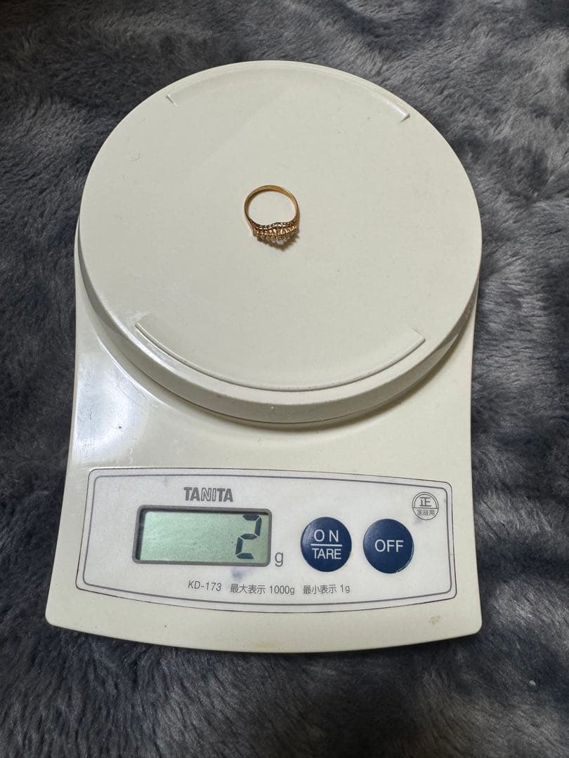 k18➕D0.12 リング