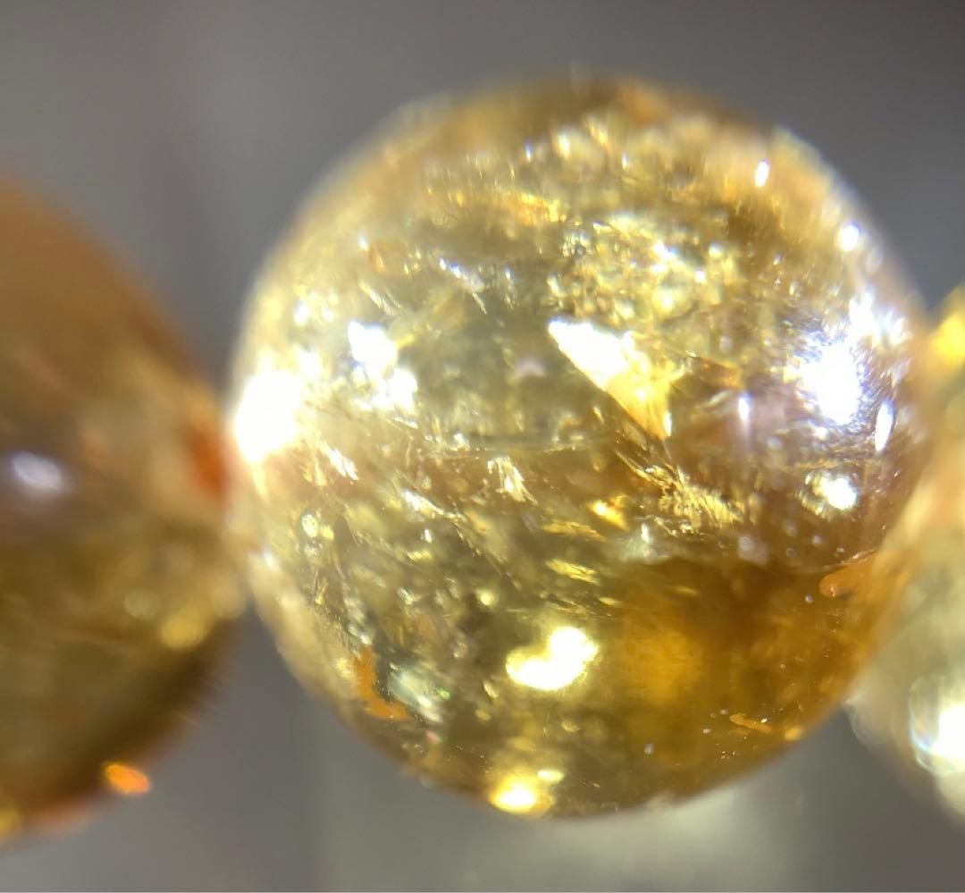 ★ひよこくん様★ 非加熱シトリン　カコクセナイト入り　ブレスレット