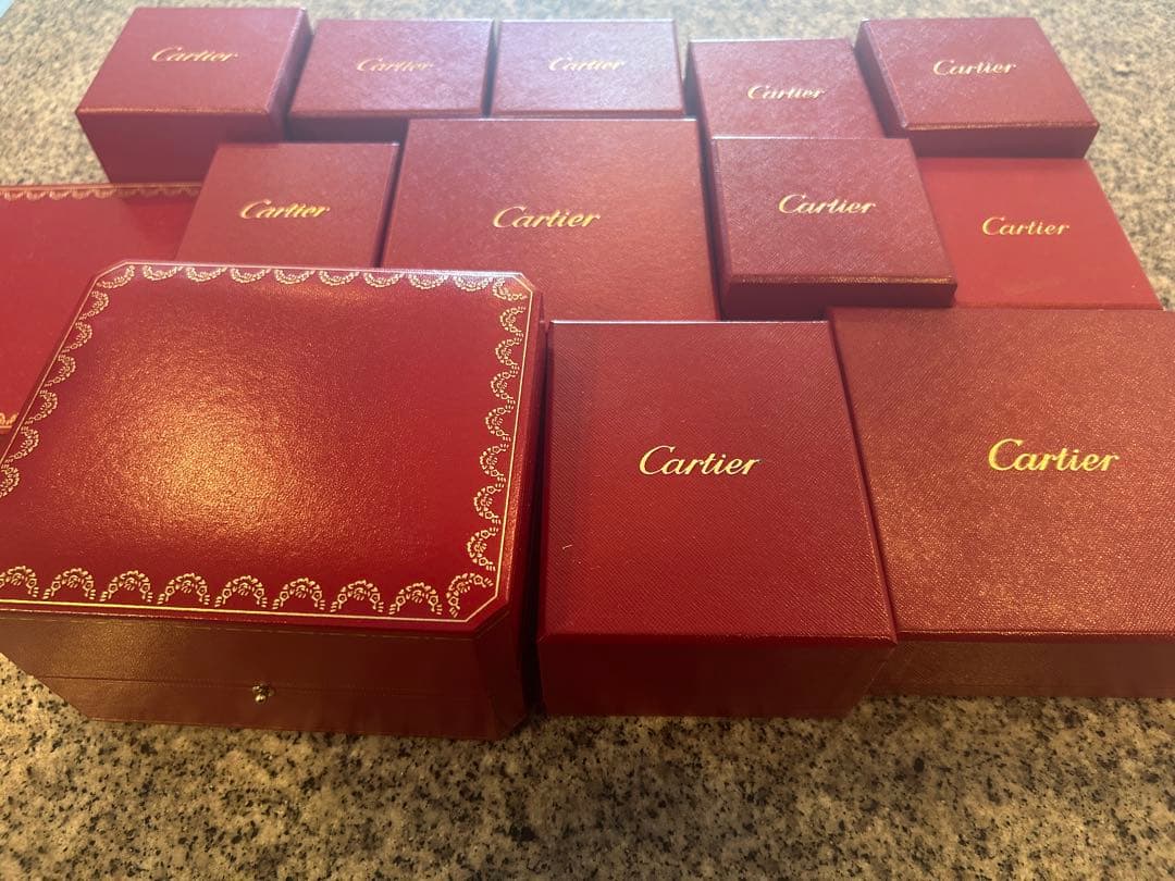 Cartier ジュエリーボックス 12個セット