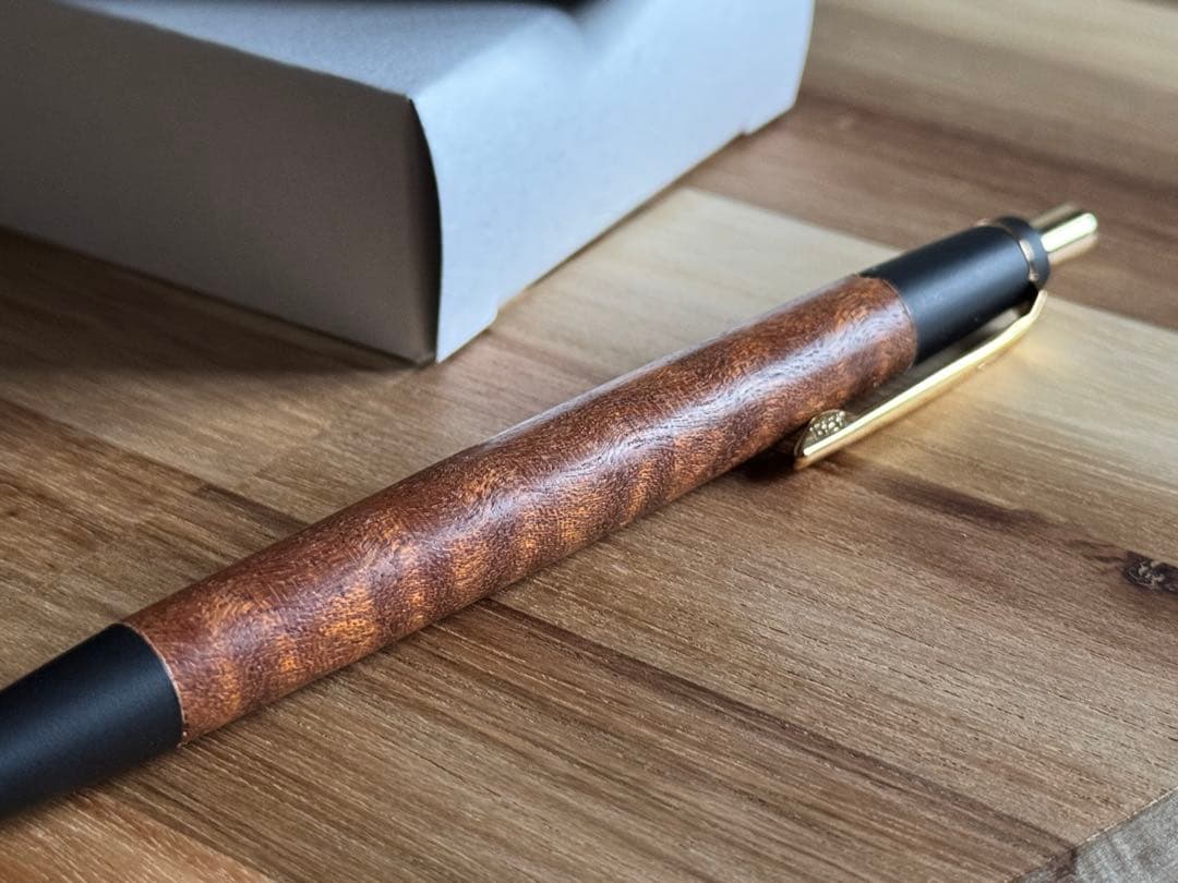 野原工芸 サペリ杢 スリムボールペン