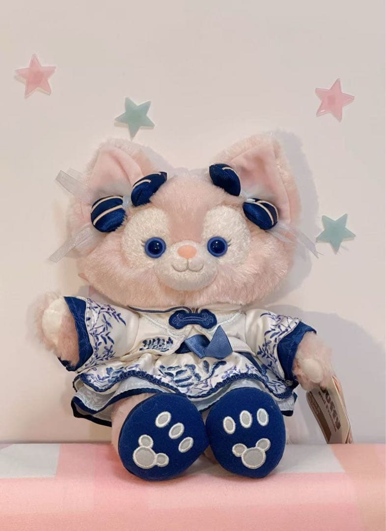 【セール】上海ディズニー　リズム　トイスケルトン入り　リーナベルぬいぐるみS