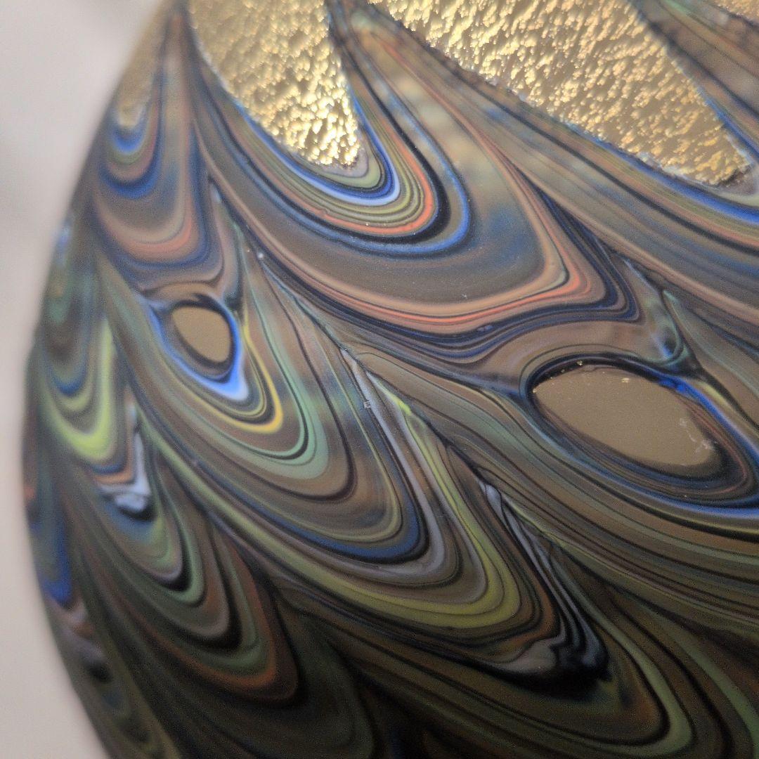 津軽びいどろ？美しいデキャンタ 作者不明