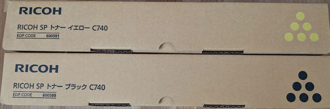 新品 RICOH SPトナー C740 BK,Y