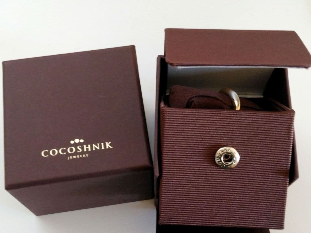 ココシュニック K10 リング 14号 地金 シグネット ゴールド 完売 美品